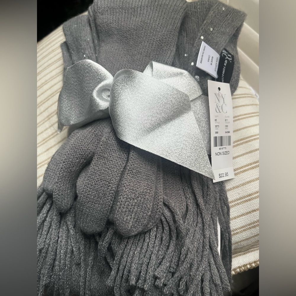 New York & Company - scarf & glove set